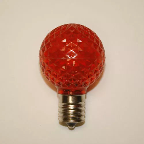 LED G40 Bulb, E17 intermediate base, 130V, .49W, UL listed,