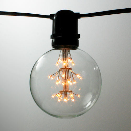 Sival LED Constellation G95 Globe Bulb, 33 LEDs, 1.1W, Clear - (Medium Base/E27) (s), 1-Pack