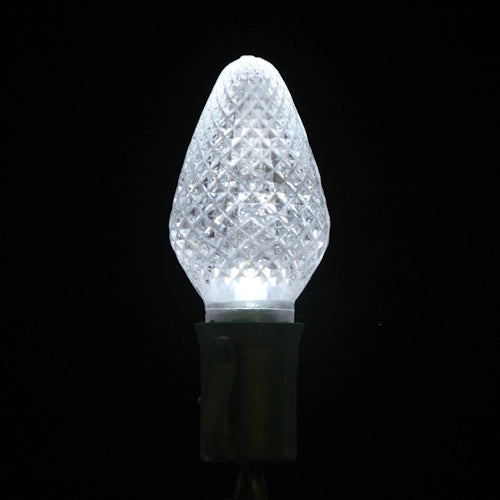 LED 25LT C7, 8" spacing, 16.7', green cord, UL, cool white b