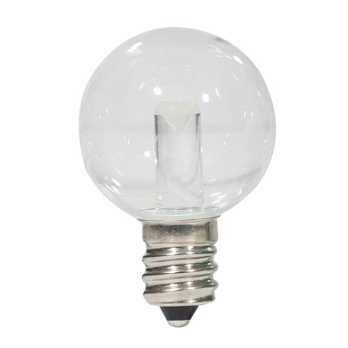 Sival LED G30 Globe Professional Grade Bulb, 0.5W, Glass - (Candelabra Base/E12), 500-Pack