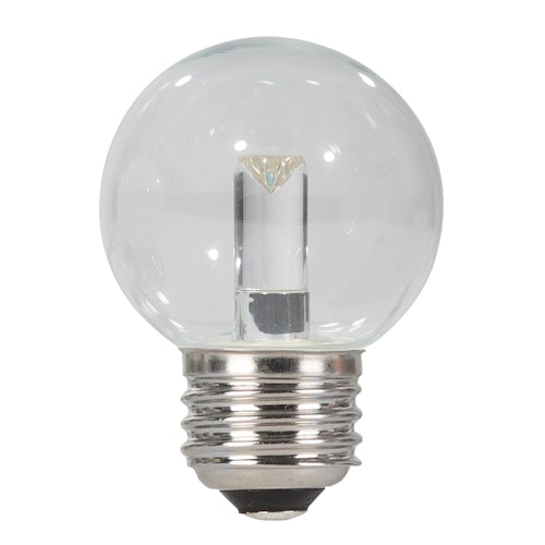 LED Professional-Grade G50 Bulb, 2700K, clear, glass, E26, 1