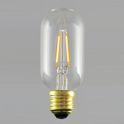 LED Filament Bulb, T14, 2200K, clear, glass, E27, 2W - (10 p
