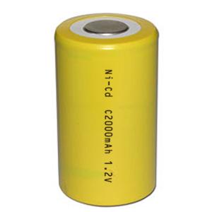 1.2V 2000mAh NICAD C 2-PACK