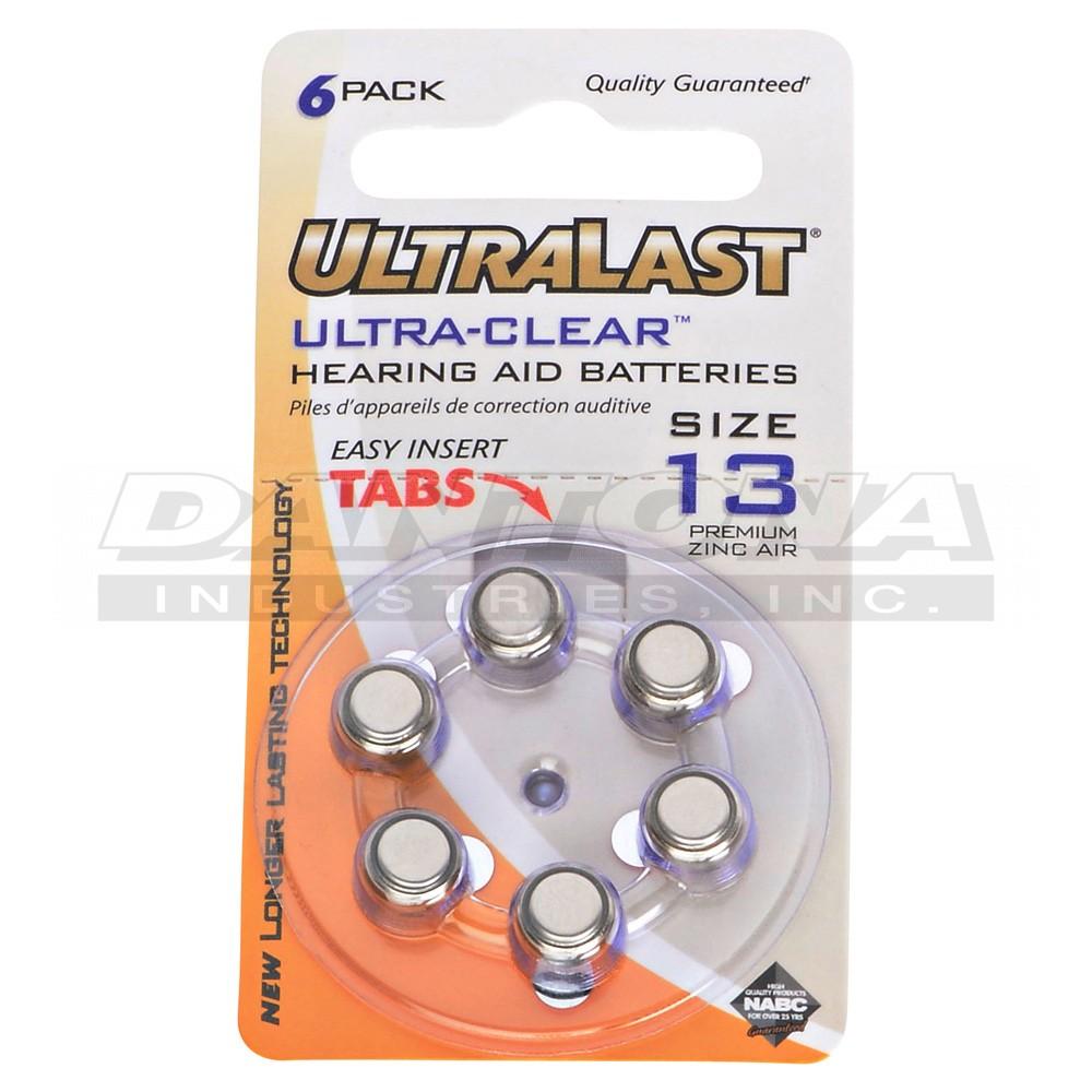 UL13HA 1.4V 220mAh Hearing Aid 6PAK