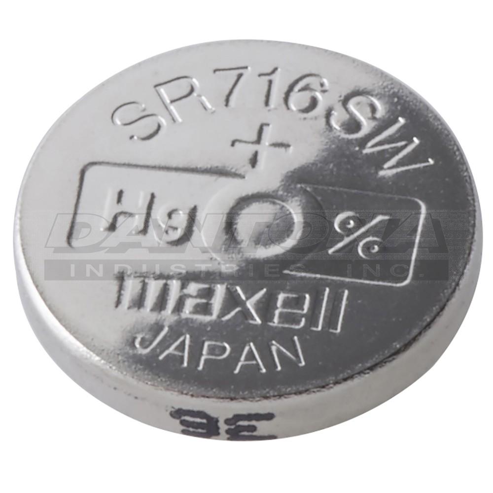 1.55V 20mAh Replace 315, SR716SW, SR67, and 614
