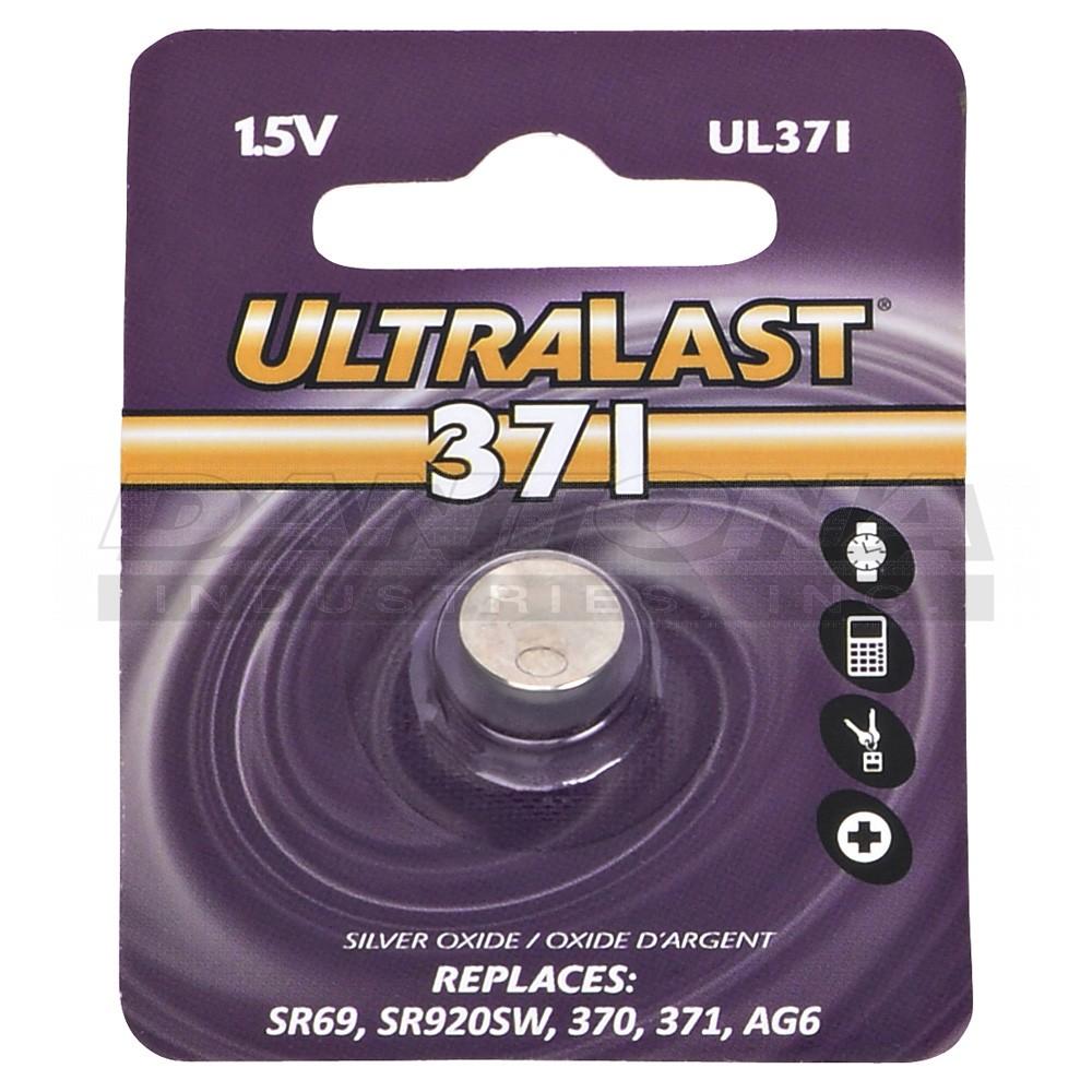 1.55V 32mAh Replace 371, SR920SW, SR69, and 605