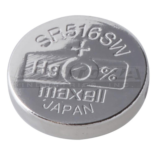 1.55V 8mAh Replace 137, SR516SW, and SR62