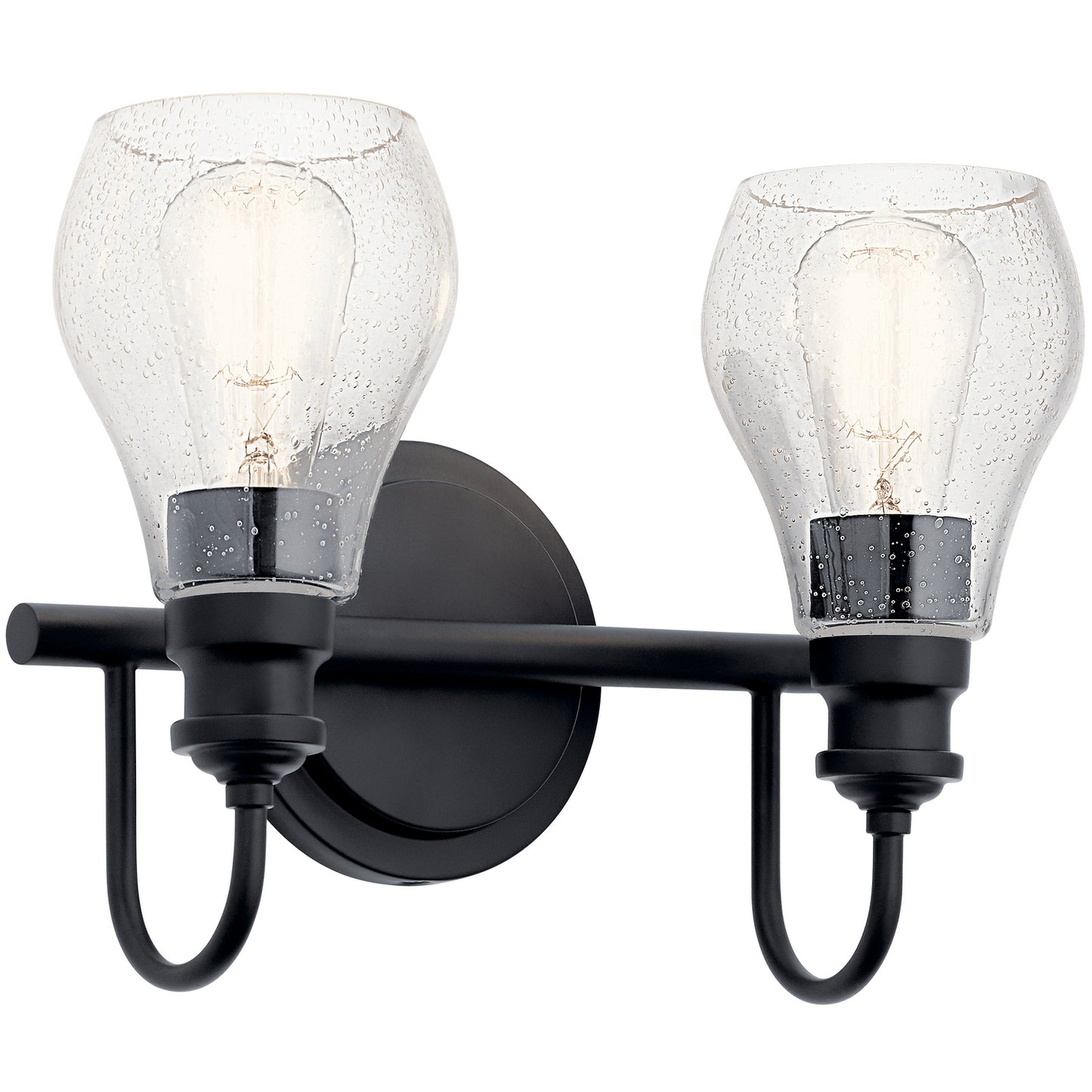 Greenbrier Two Light Bath in Black