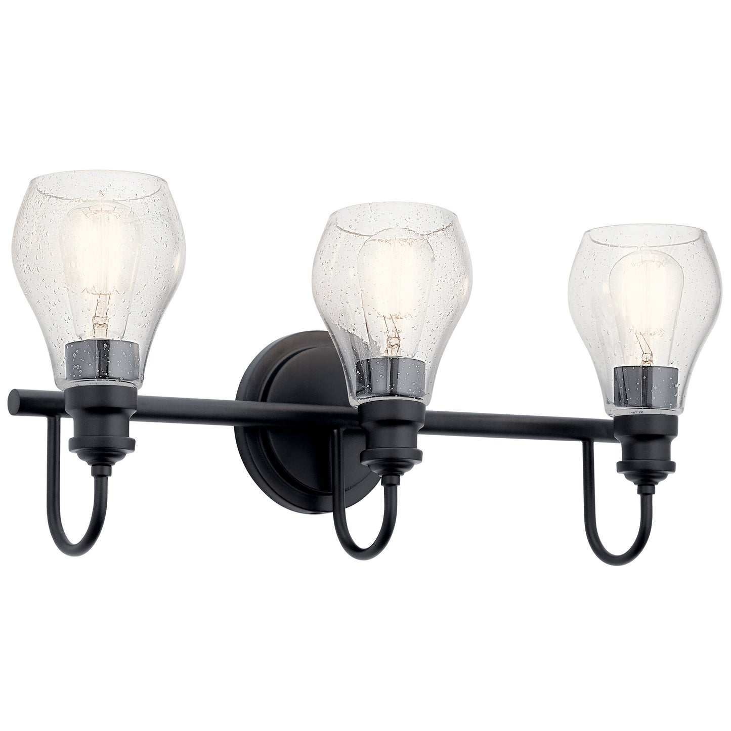 Greenbrier Three Light Bath in Black