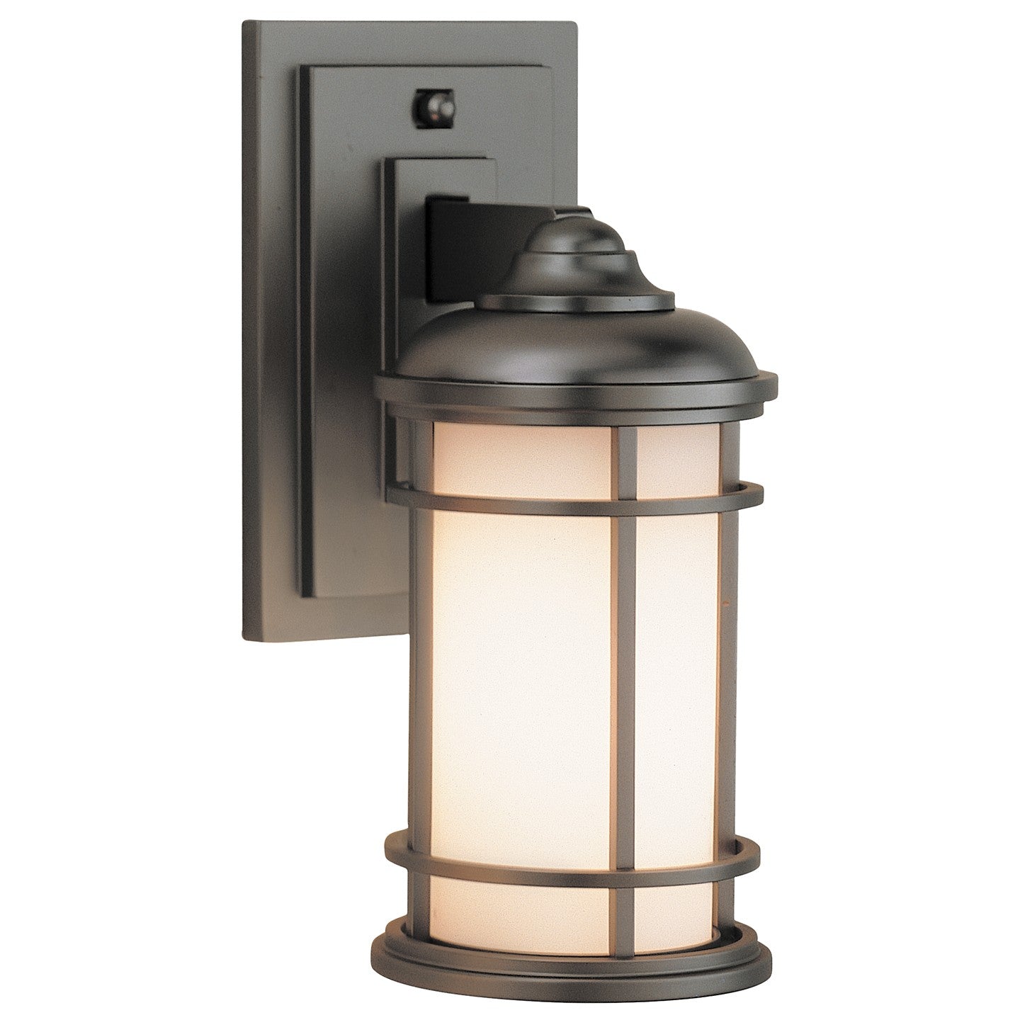 Lighthouse One Light Outdoor Wall Lantern in Burnished Bronze