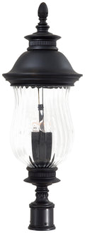 Newport Four Light Post Mount in Heritage