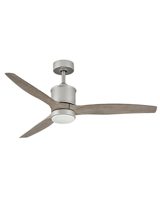 Hover 52"Ceiling Fan in Brushed Nickel