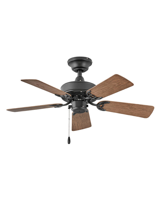 Cabana 36"Ceiling Fan in Matte Black