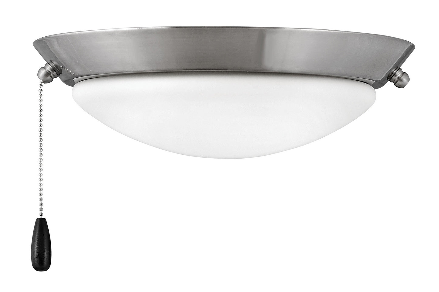 Light Kit Large Low Profile LED Fan Light Kit in Brushed Nickel