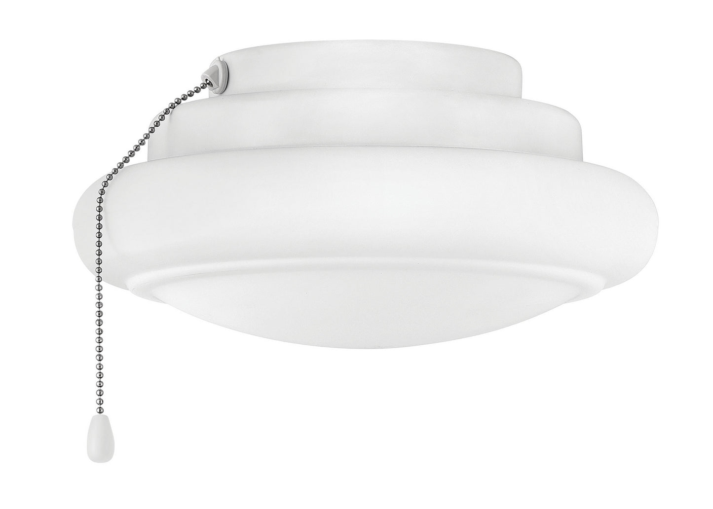 Light Kit Low Profile LED Fan Light Kit in Chalk White