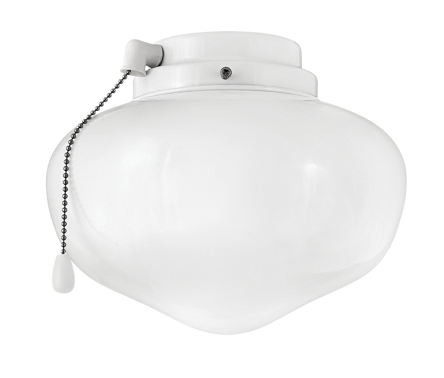 Light Kit Schoolhouse LED Fan Light Kit in Appliance White