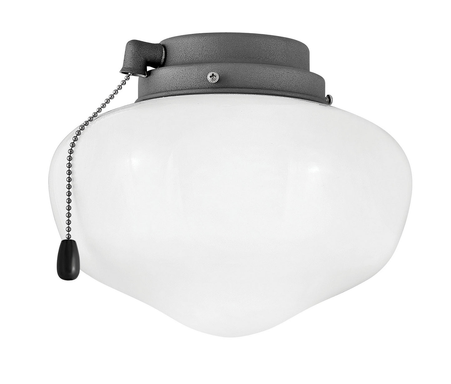 Light Kit Schoolhouse LED Fan Light Kit in Graphite