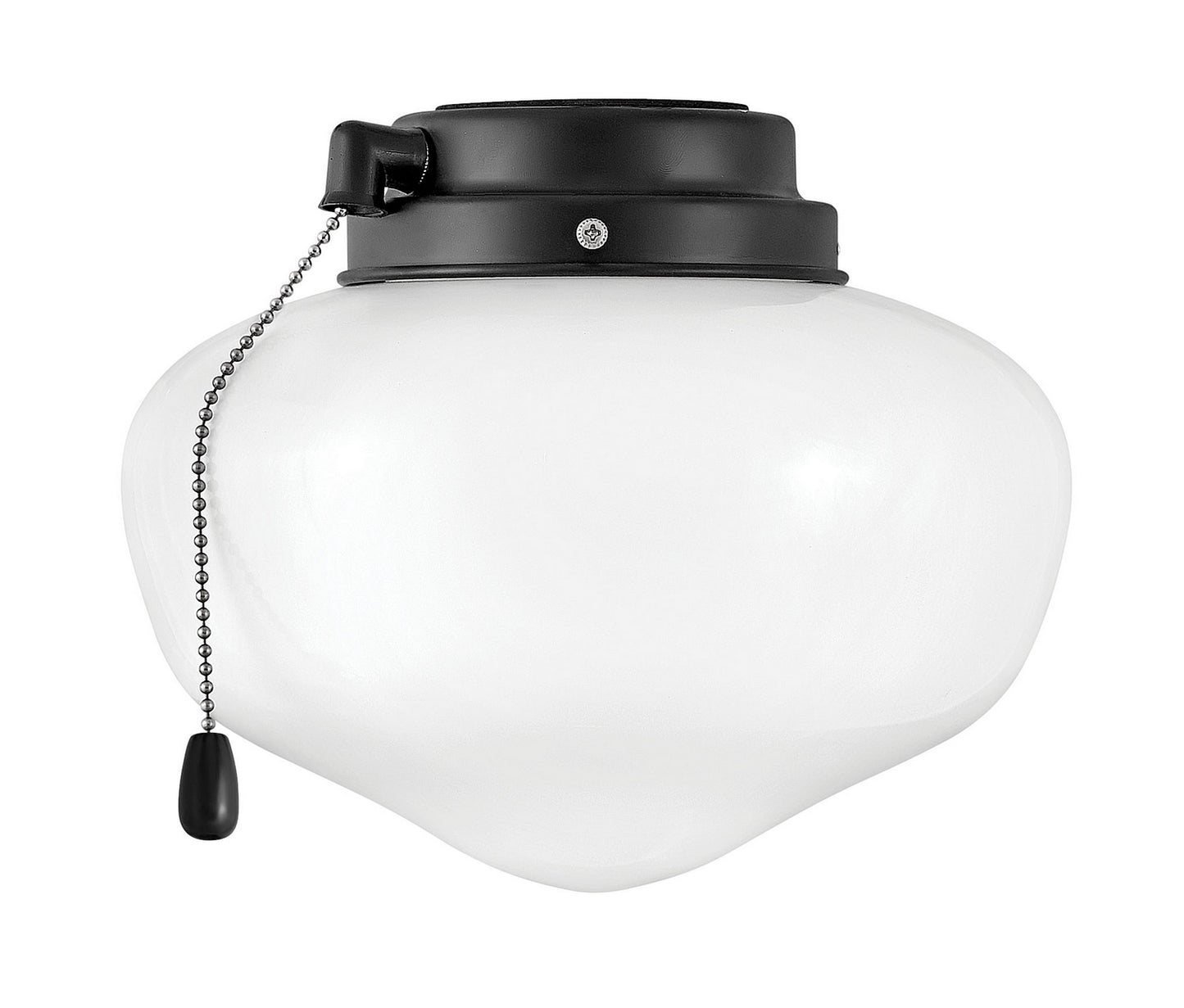 Light Kit Schoolhouse LED Fan Light Kit in Matte Black