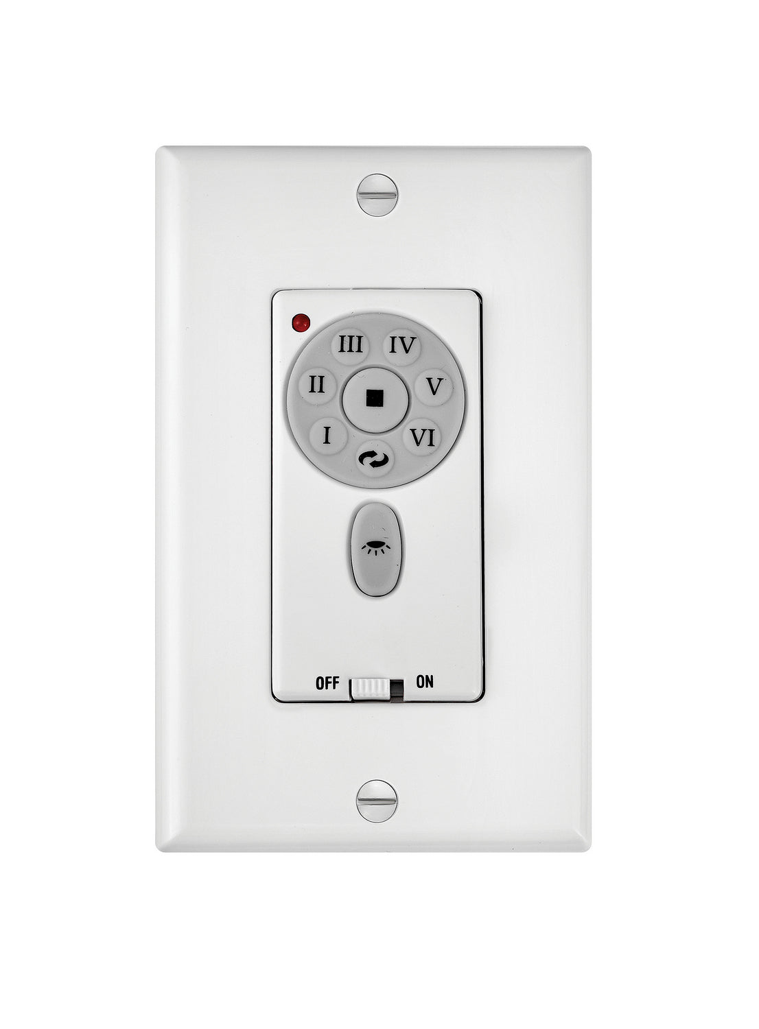 Wall Control 6 Spd DC Wall Control in White