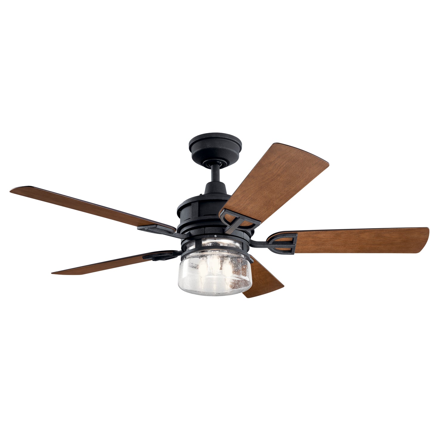 Lyndon 52"Ceiling Fan in Distressed Black