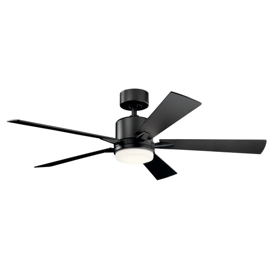 Lucian Elite 52"Ceiling Fan in Satin Black