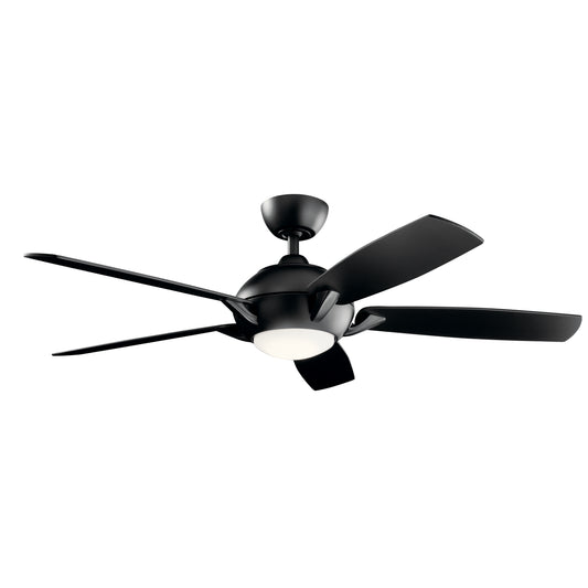 Geno 54"Ceiling Fan in Satin Black