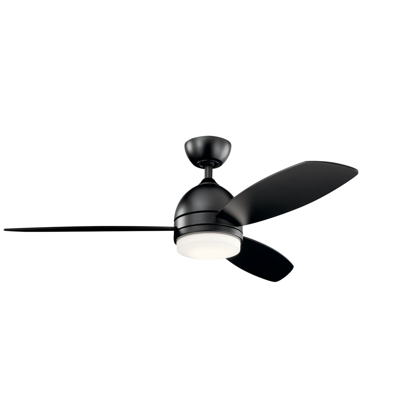 Vassar 52"Ceiling Fan in Satin Black