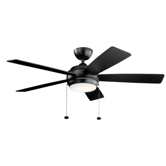 Starkk 52"Ceiling Fan in Satin Black