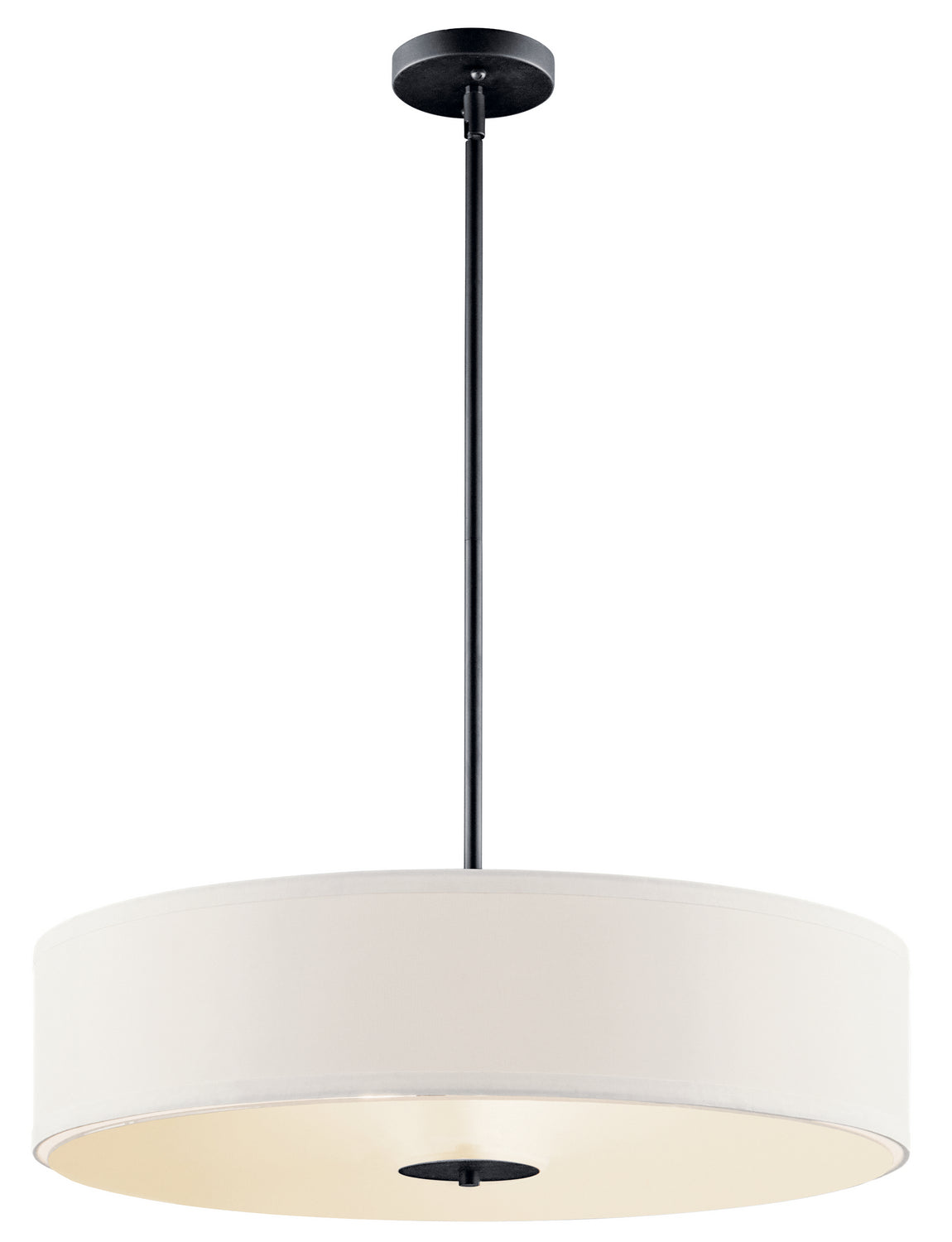 Three Light Pendant in Black
