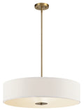 Three Light Pendant in Classic Bronze