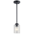 Winslow One Light Mini Pendant in Black