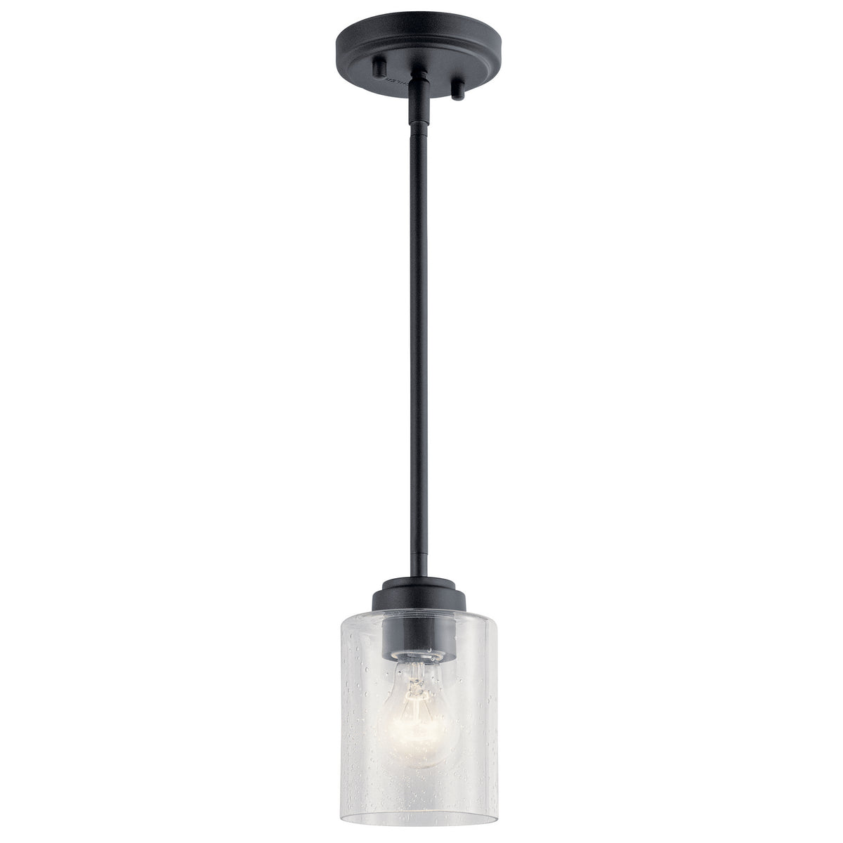 Winslow One Light Mini Pendant in Black