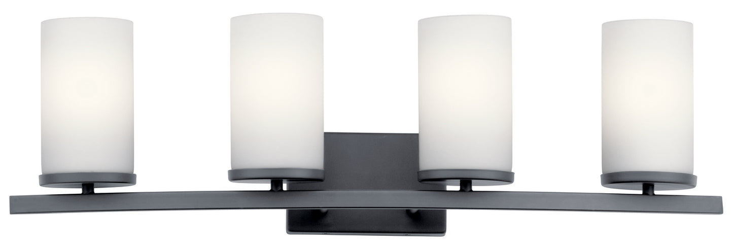 Crosby Four Light Bath in Black