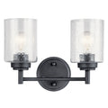 Winslow Two Light Bath in Black