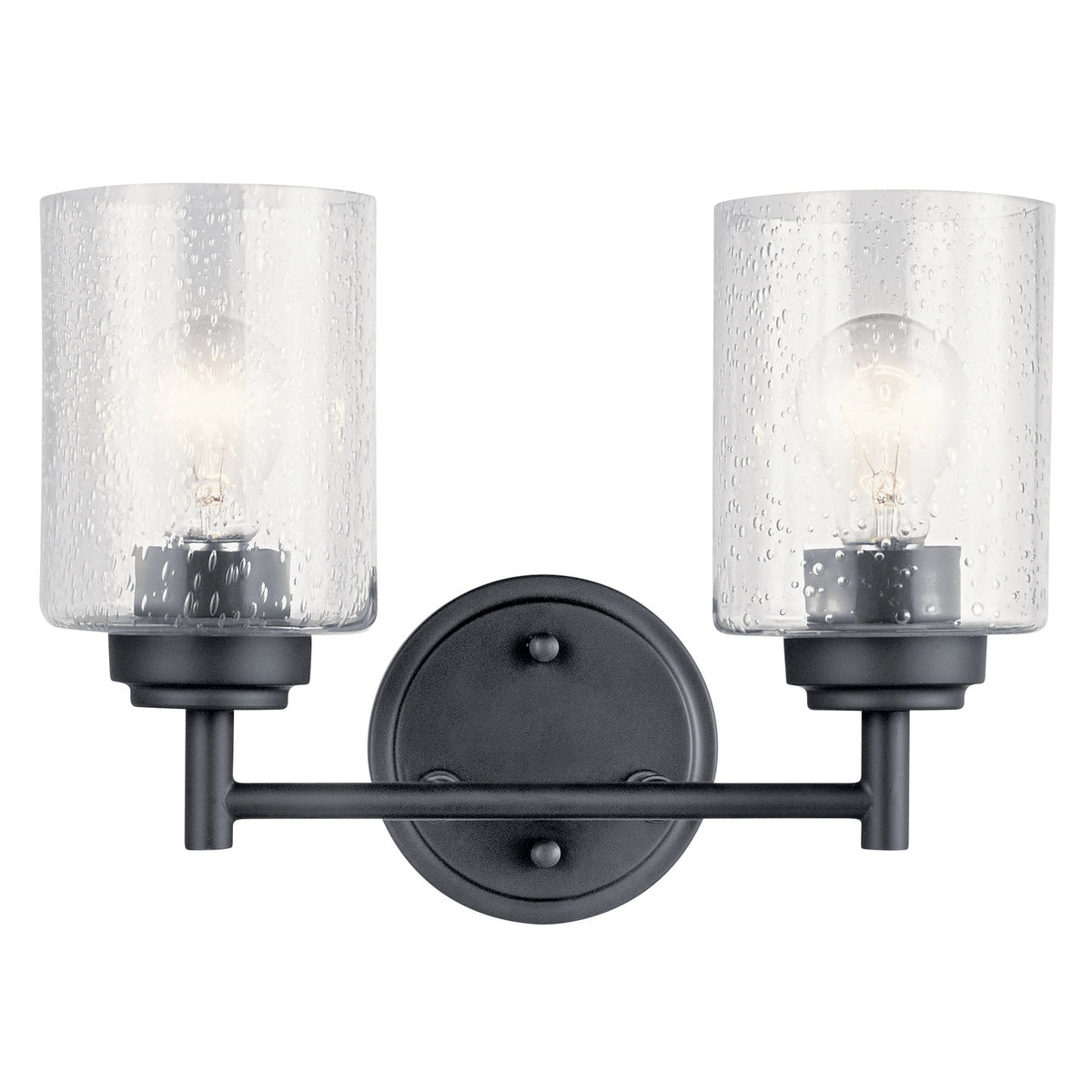 Winslow Two Light Bath in Black