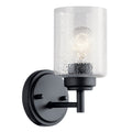 Winslow One Light Wall Sconce in Black