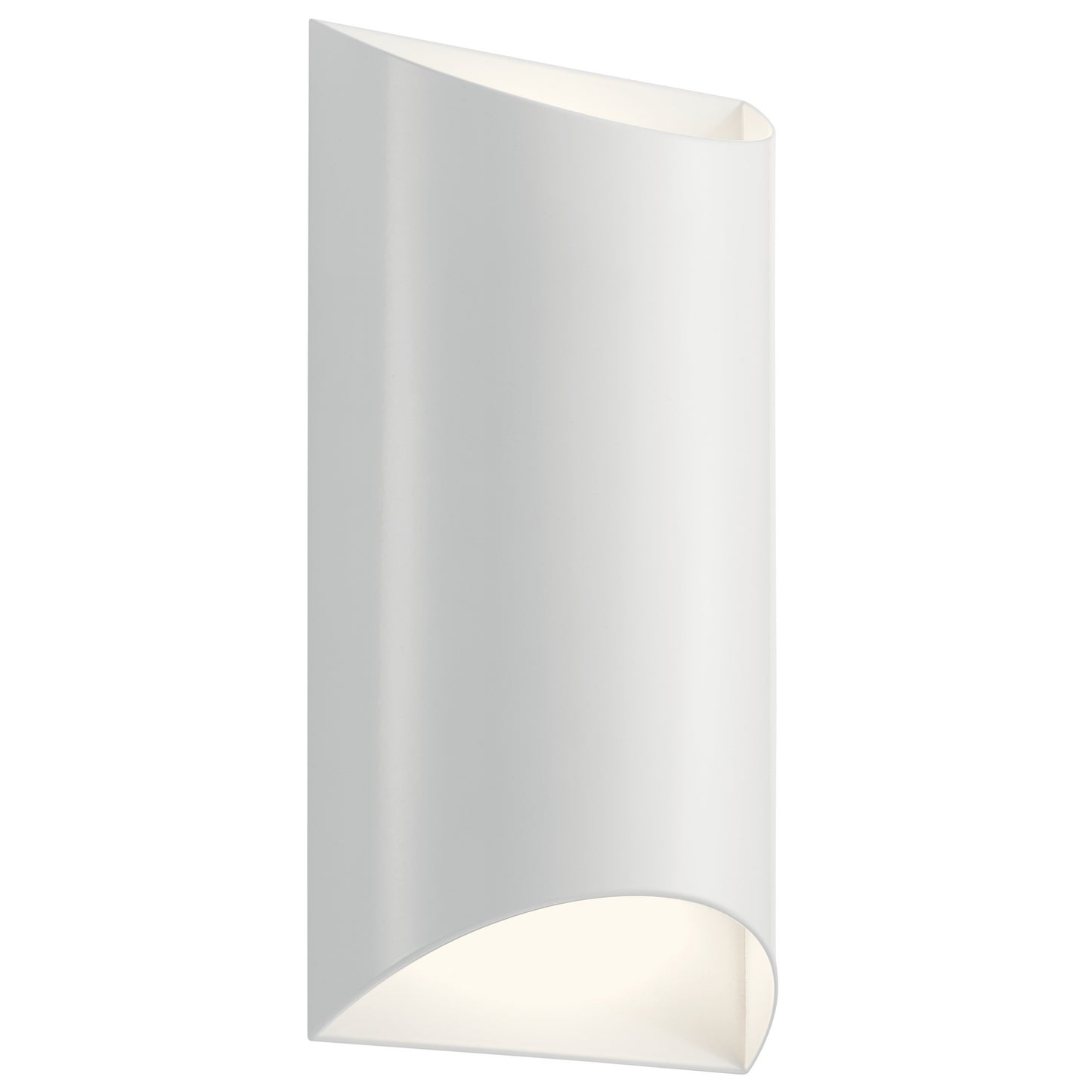Wesley LED Outdoor Wall Mount in White