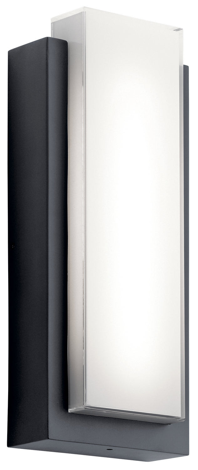 Dahlia LED Outdoor Wall Mount in Black