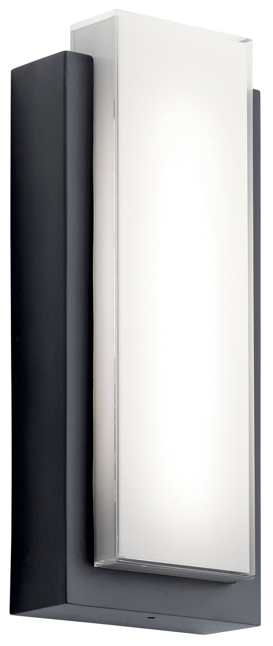 Dahlia LED Outdoor Wall Mount in Black