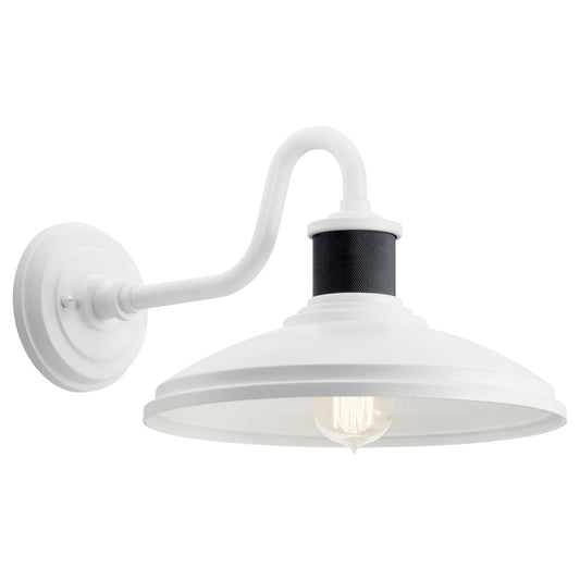Allenbury One Light Outdoor Wall Mount in White