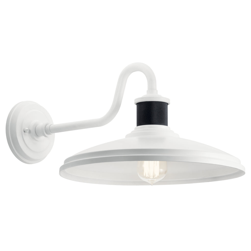 Allenbury One Light Outdoor Wall Mount in White