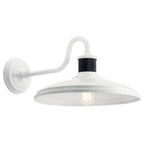 Allenbury One Light Outdoor Wall Mount in White