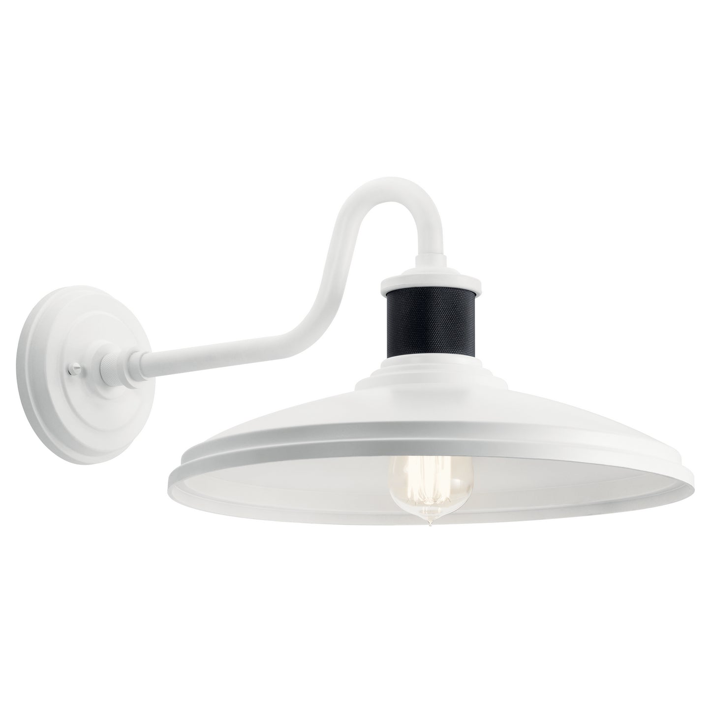 Allenbury One Light Outdoor Wall Mount in White