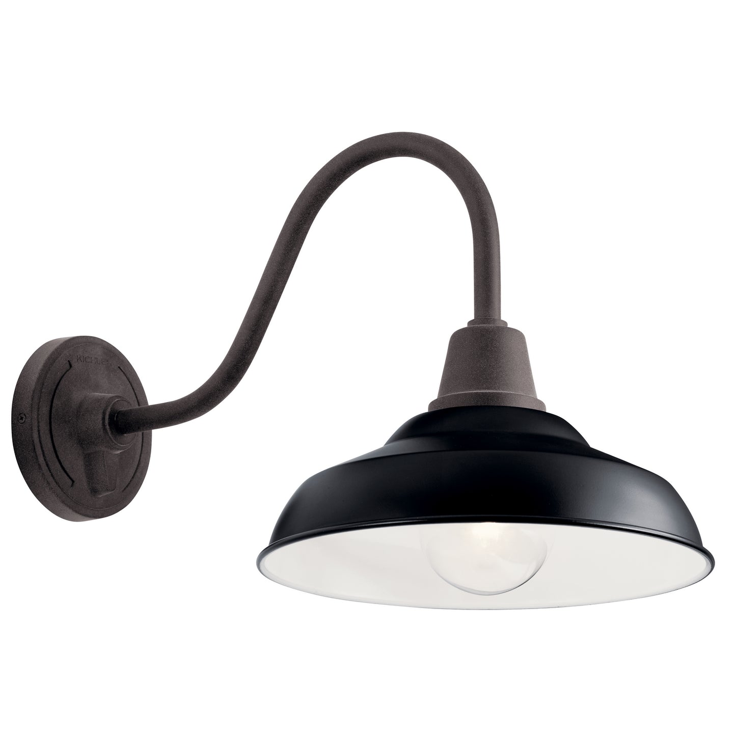 Pier One Light Outdoor Wall Mount in Black