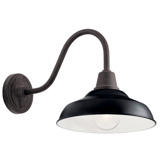 Pier One Light Outdoor Wall Mount in Black