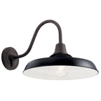 Pier One Light Outdoor Wall Mount in Black