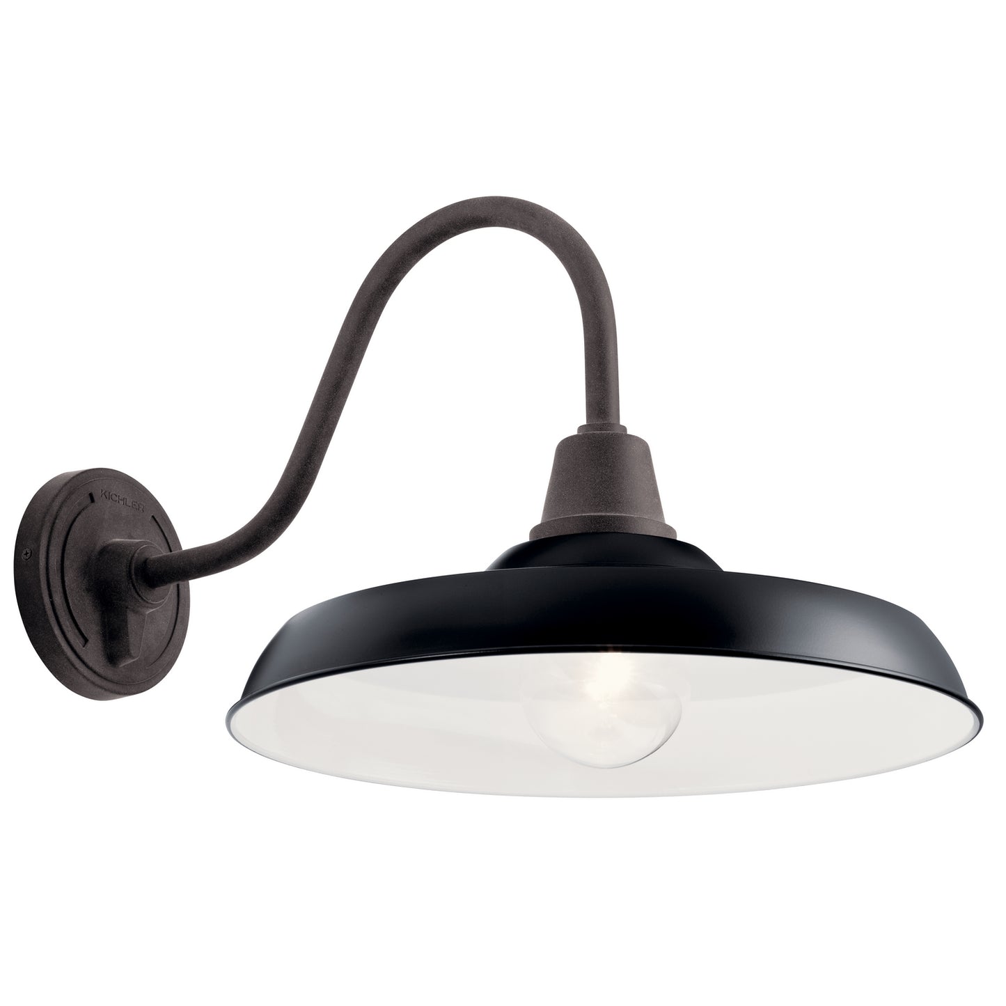 Pier One Light Outdoor Wall Mount in Black