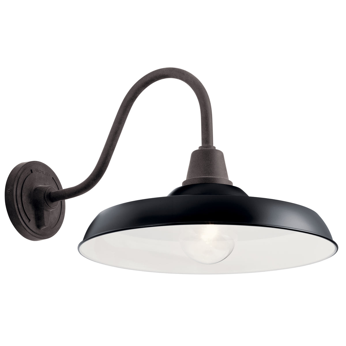 Pier One Light Outdoor Wall Mount in Black