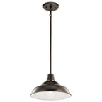 Pier One Light Outdoor Pendant/Semi Flush in Olde Bronze