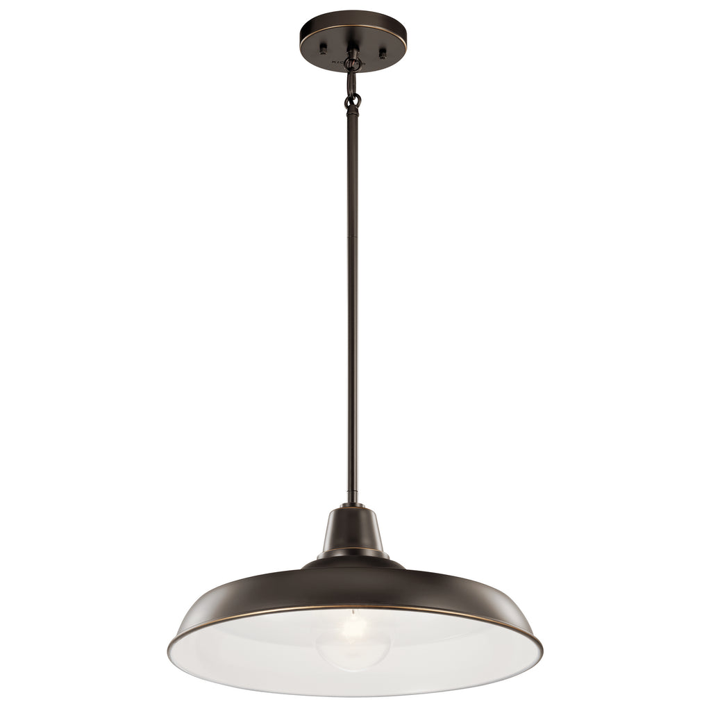Pier One Light Outdoor Pendant/Semi Flush in Olde Bronze